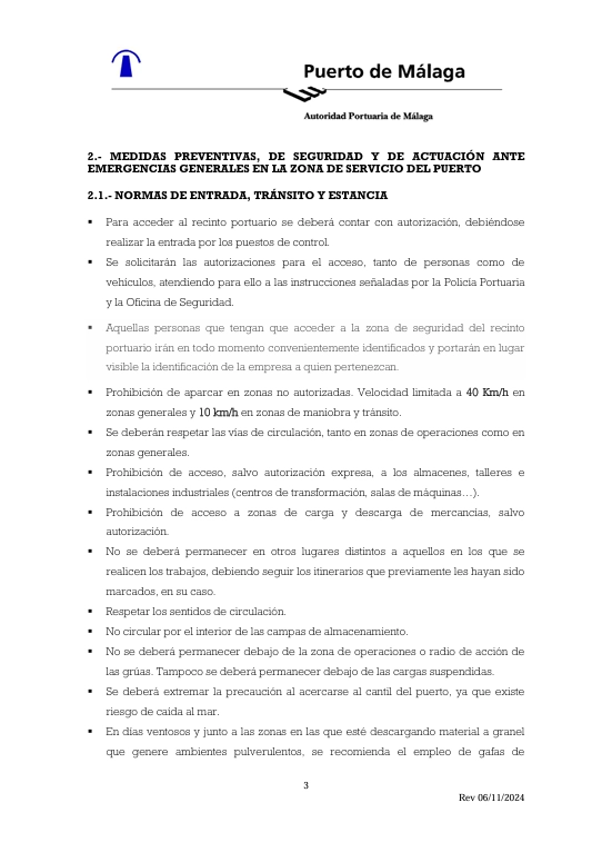 Riesgos Puerto Málaga 2