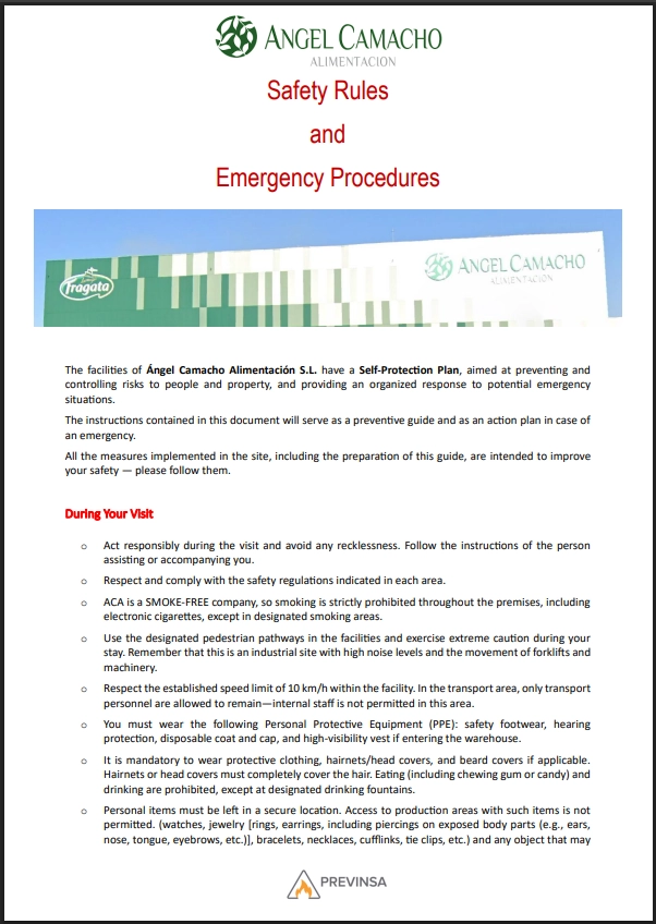 Safety and Quality Rules 1 English